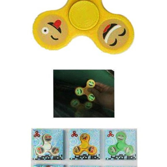 Pack of 3 Fidgets Red, Yellow and Black - Picture 2 of 4